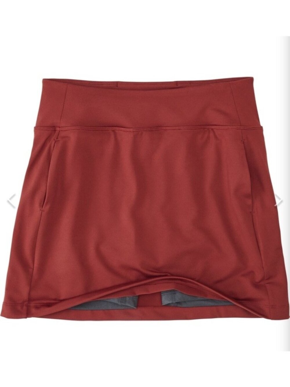Title Nine Original Dream Skort 16" Pull On Inner Shorts Mini Size XL Orange